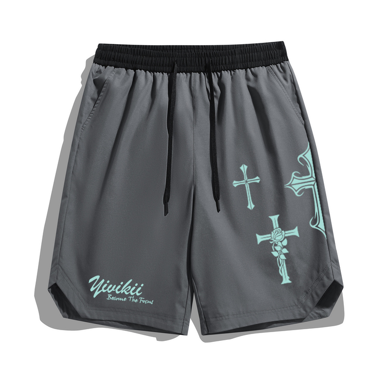 

Повседневные шорты мужские YIVIKII, серый