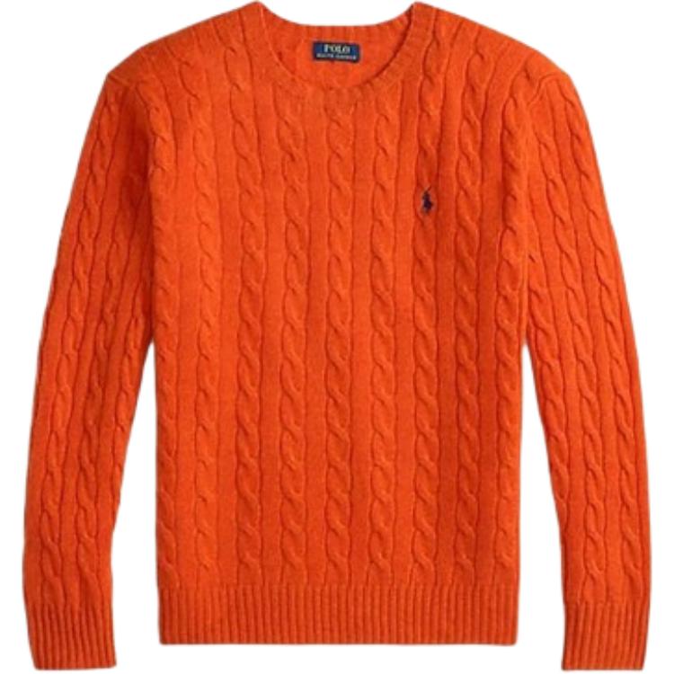 

Polo Ralph Lauren Вязаный кабельным узором шерстяной пуловер