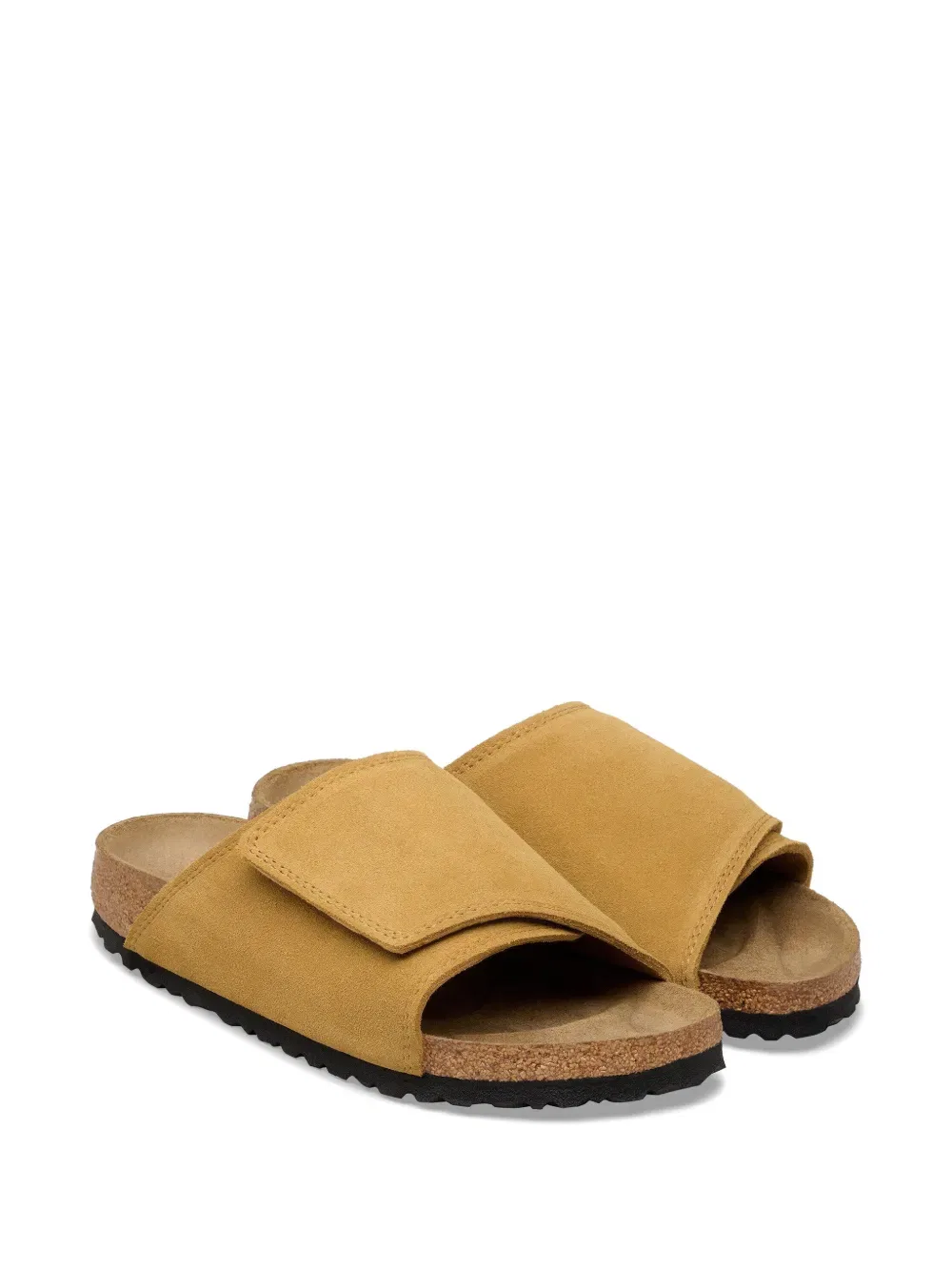 Сандалии Solana vl из замши с ремешком на липучке Birkenstock, коричневый — фото 2