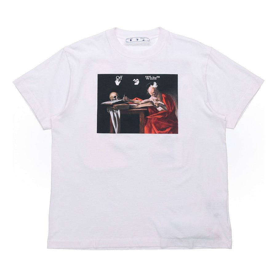 

Футболка Off-White Caravaggio Over Tee 'White', белый
