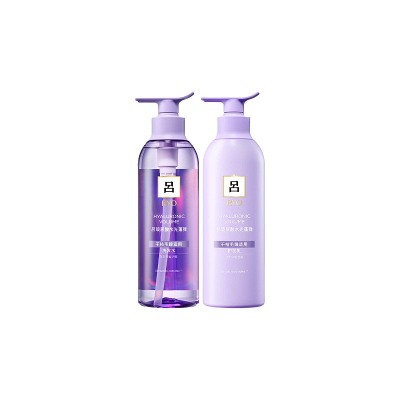 Набор средств по уходу за волосами Amore Pacific Ryo Hyaluronic Volume: шампунь 400 мл*2 + кондиционер для волос 400 мл — фото 4