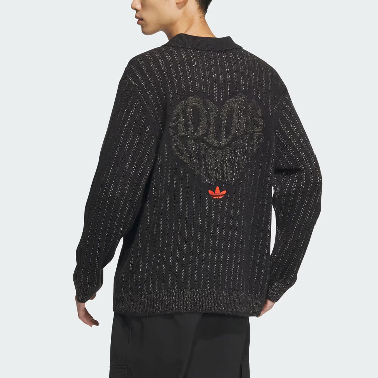 Свитер унисекс Adidas Originals, цвет Black — фото 4