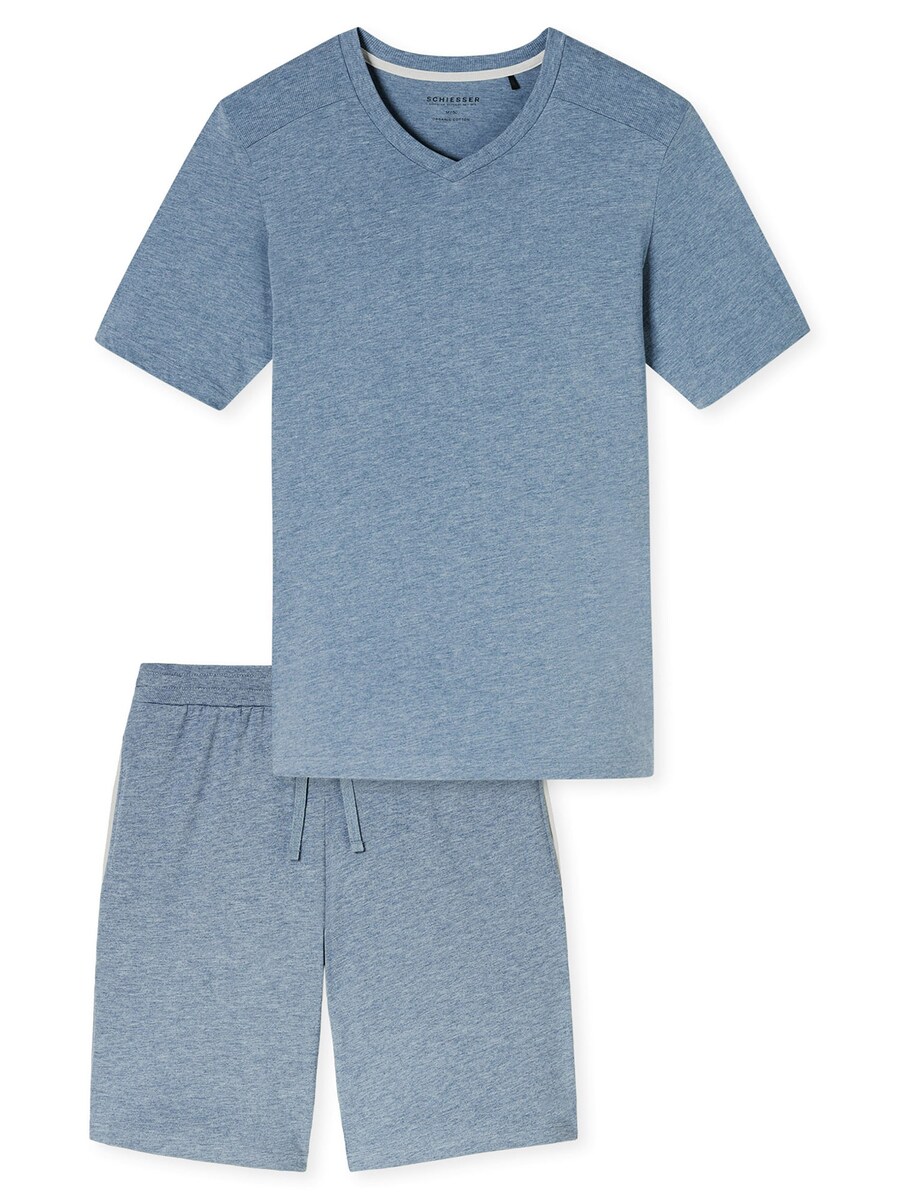 

Длинная пижама SCHIESSER Modern Nightwear, синий
