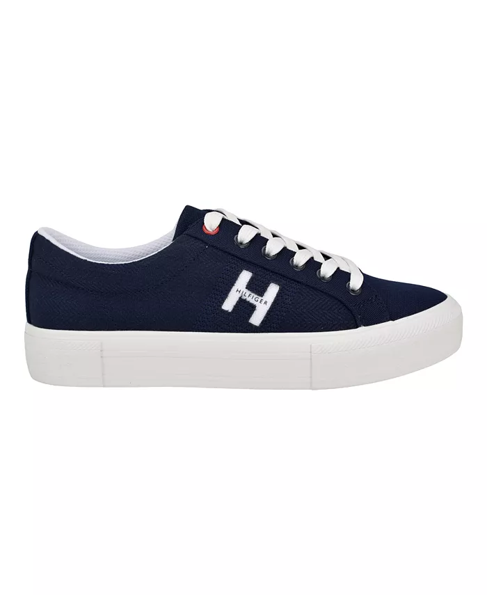 Женские кроссовки Aconia на шнуровке Tommy Hilfiger, синий — фото 4