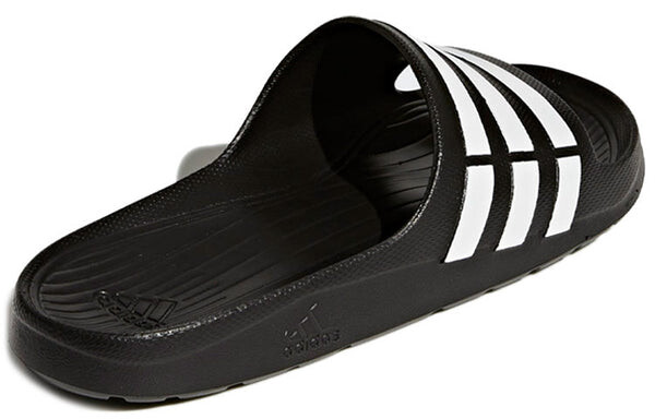 Кроссовки duramo slide 'black' Adidas, черный — фото 4