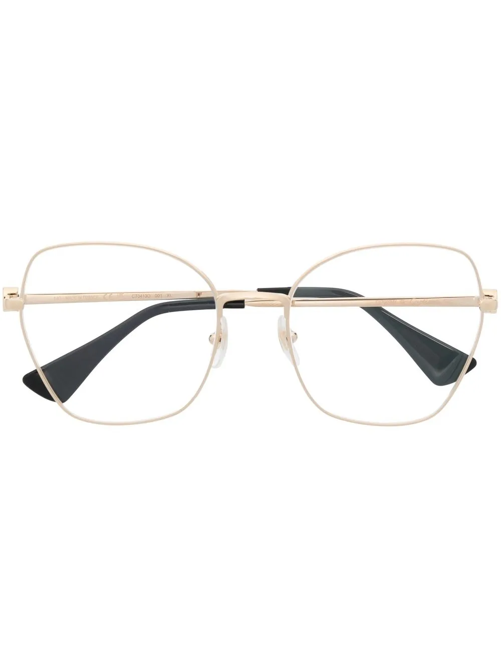 

Очки в оправе 'кошачий глаз' Cartier Eyewear, золотой