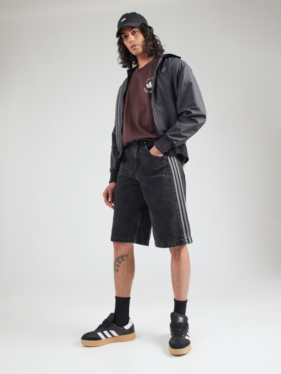 Джинсы свободного кроя ADIDAS ORIGINALS Adicolor Firebird, Black denim — фото 4