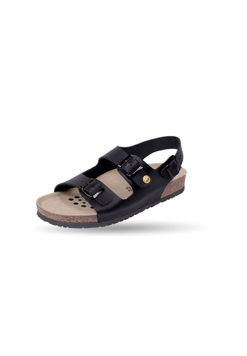 Сандалии ESD из органического материала Schuhmode Weeger, черный