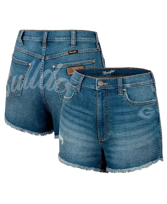 

Женские шорты с высокой посадкой в ​​стиле ретро x Wrangler Blue Georgia Bulldogs Colosseum