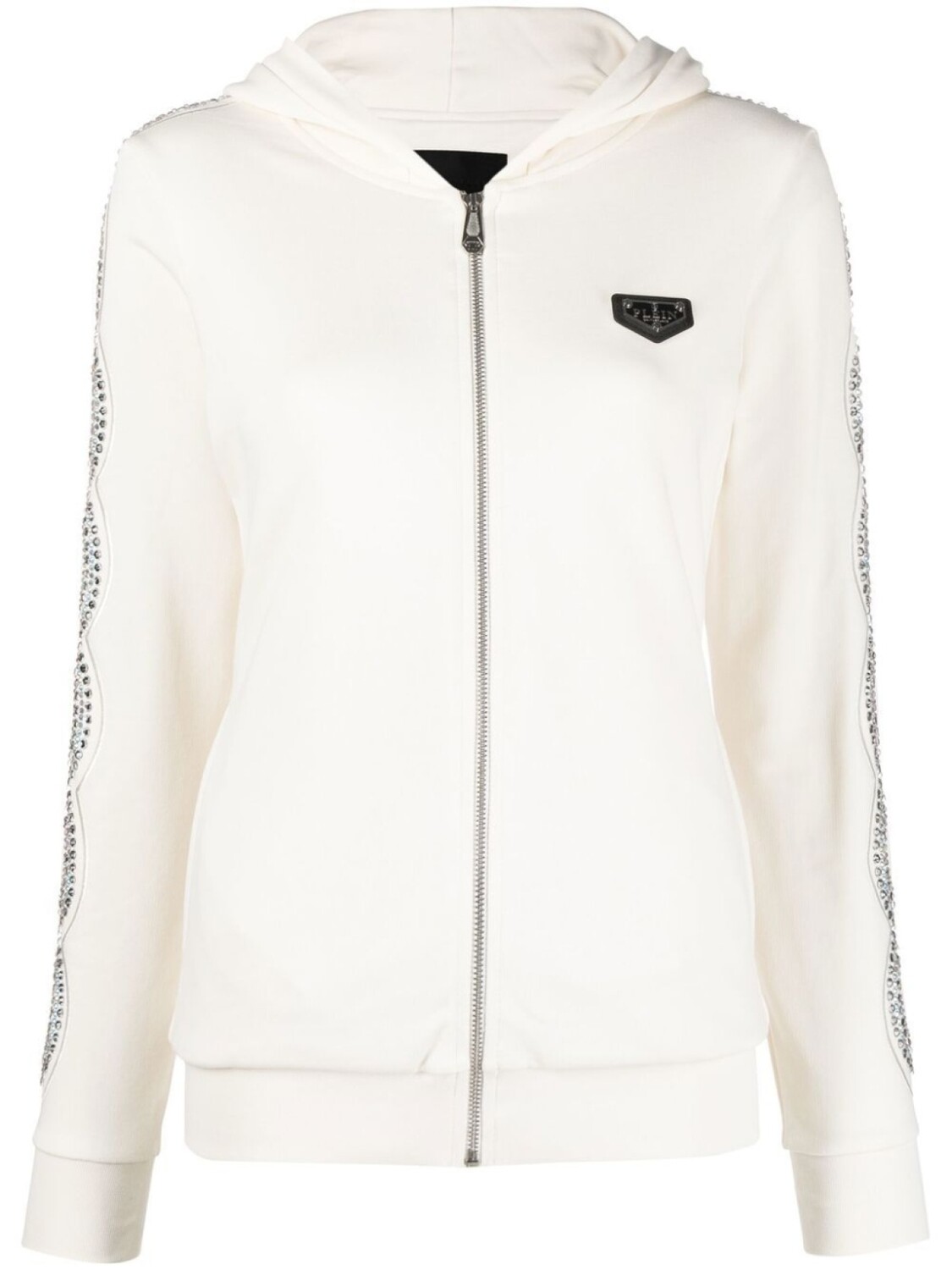 

Philipp Plein худи с декором Crystal Cable, белый