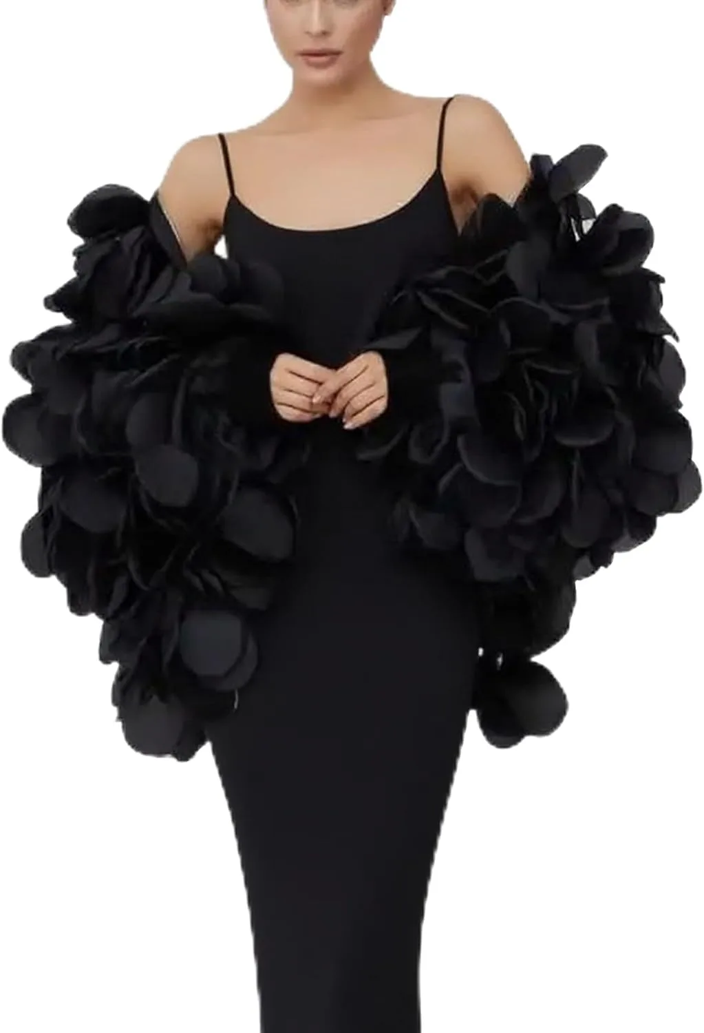 

Lisong Женская объемная цветочная накидка для фотосессий