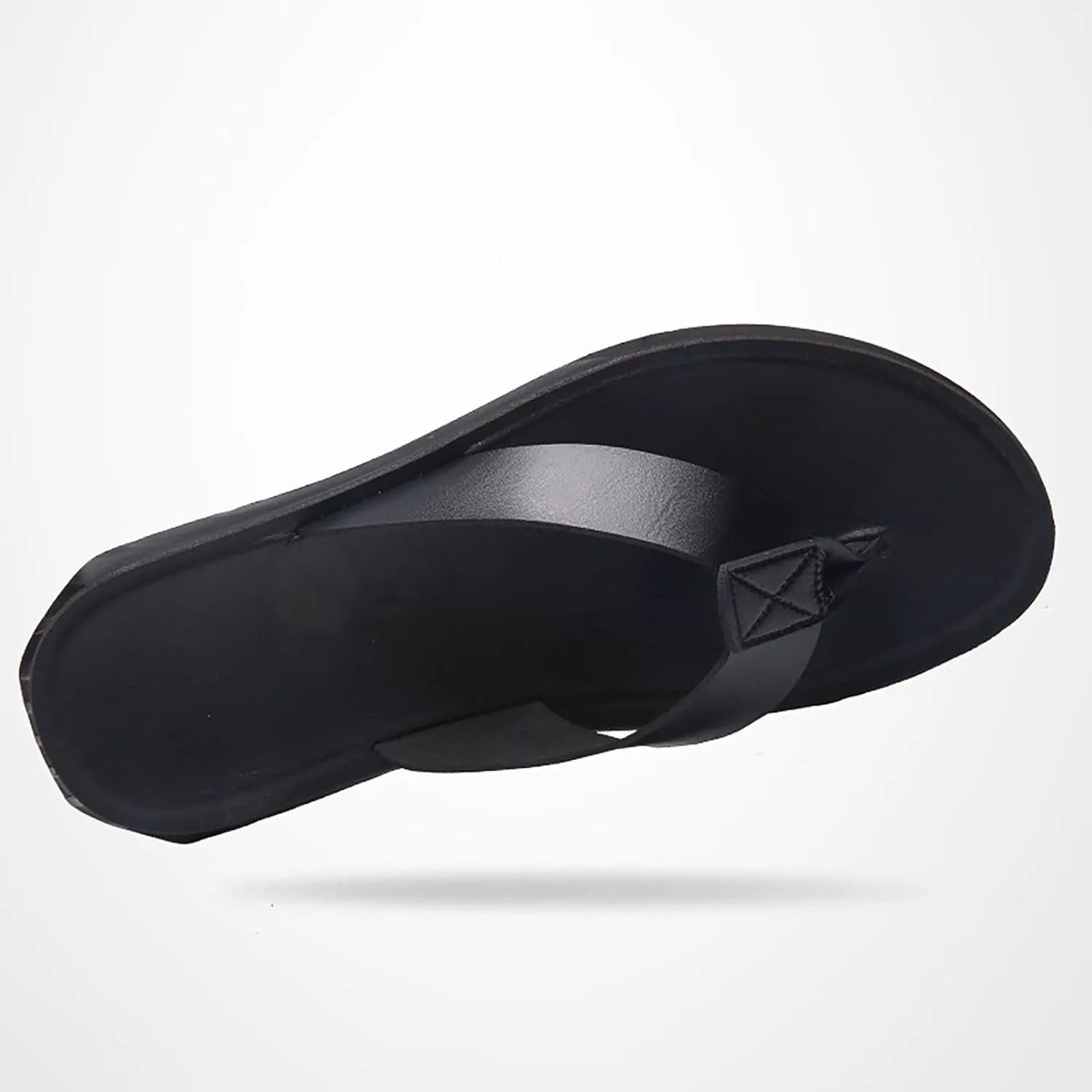 Мужские сланцы с поддержкой свода стопы, легкие и удобные вьетнамки для повседневной прогулки, пляжа, лета и активного отдыха, шлепанцы на пляж Generic, хаки — фото 4