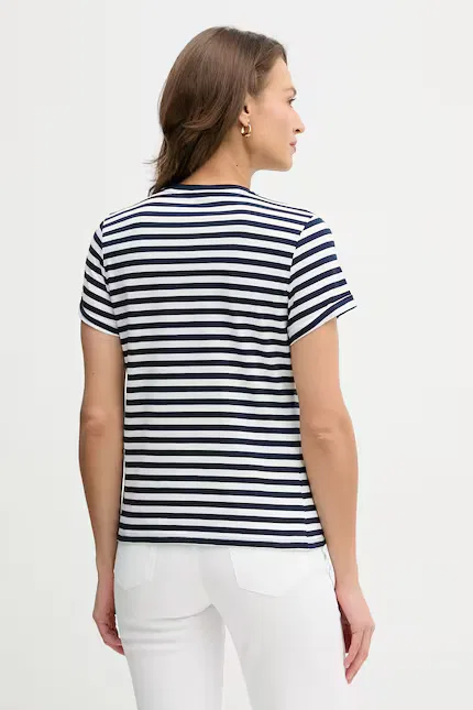 Футболка с полосками STRIPE CREW NECK U.S. Polo Assn., синий — фото 3