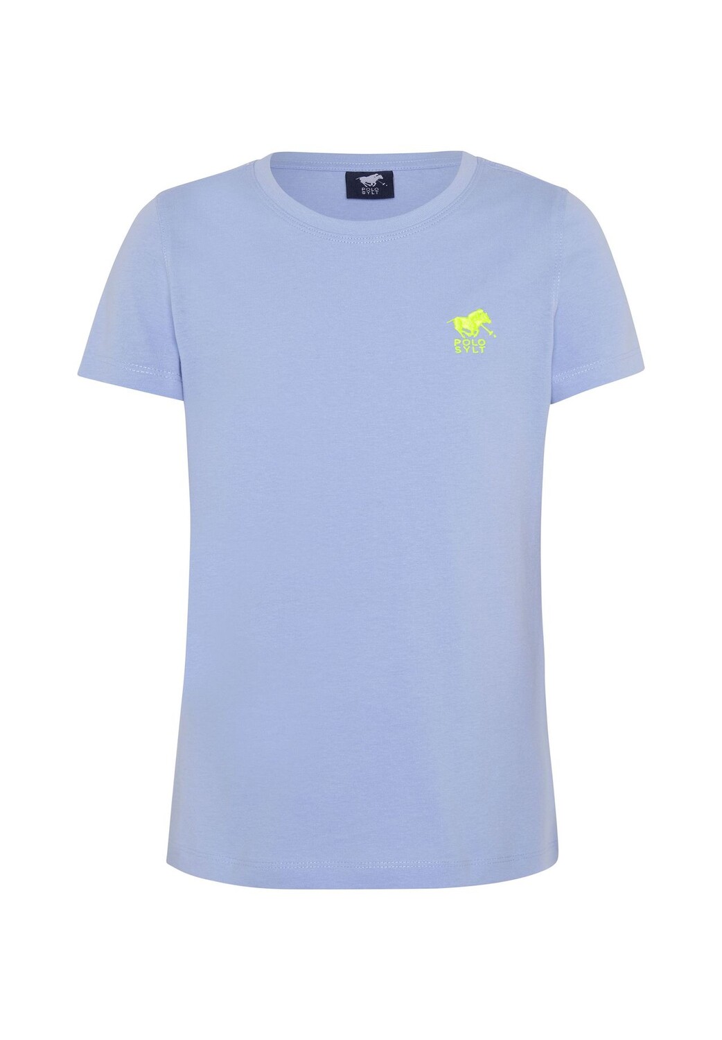 

Футболка с вышитым логотипом POLO SYLT, цвет Brunnera Blue