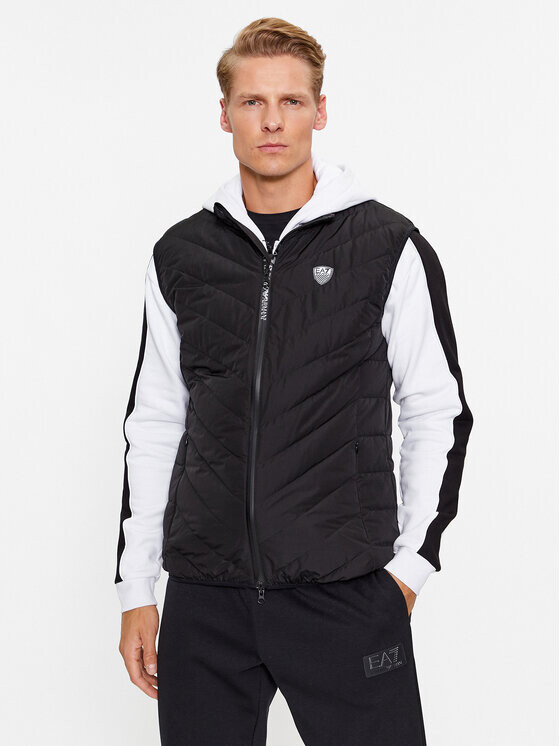 

Жилет стандартного кроя Ea7 Emporio Armani, черный