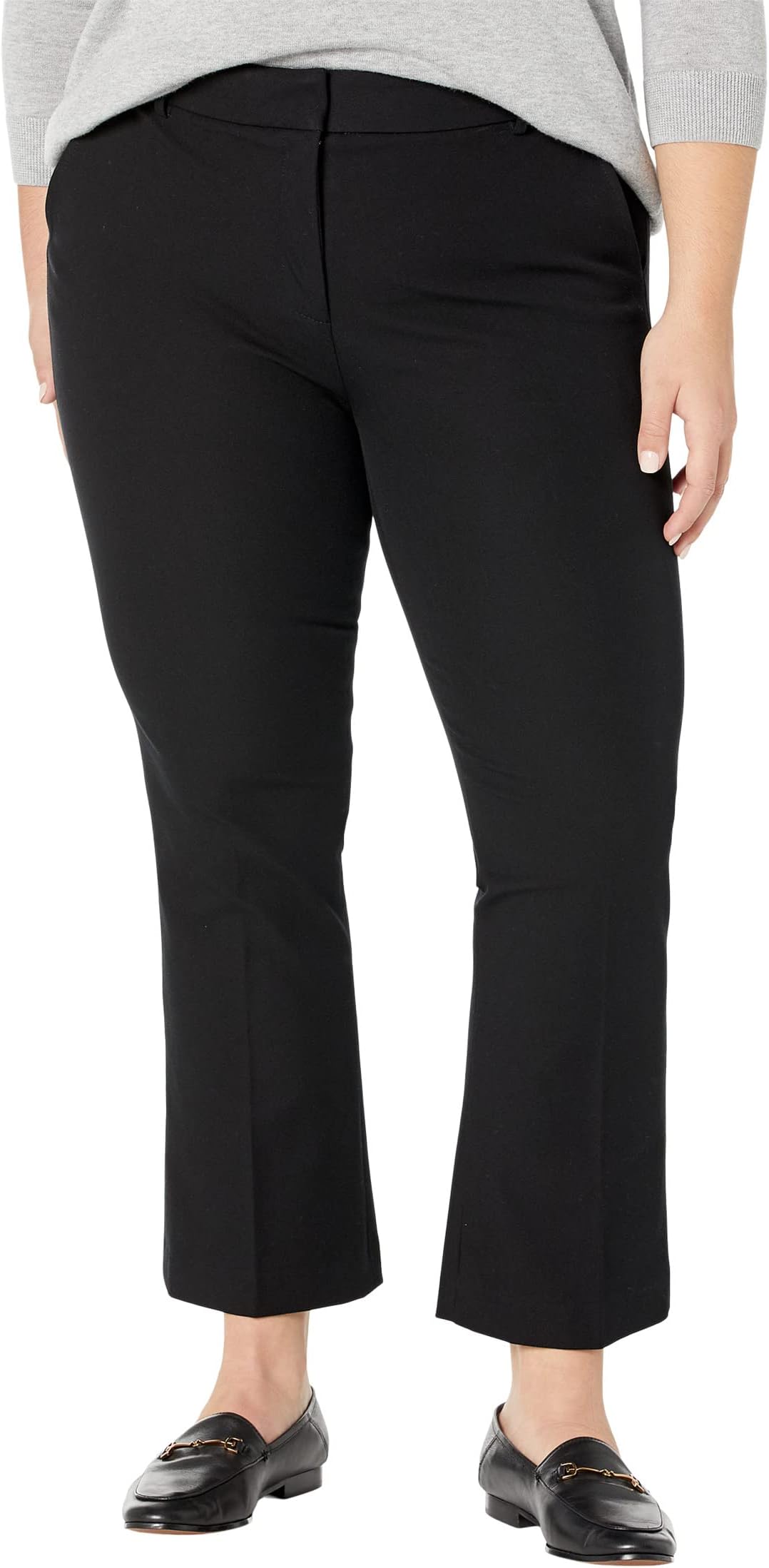 

Брюки Elliott Lauren Como Stretch Cotton Fly Front Bootcut Pants, черный