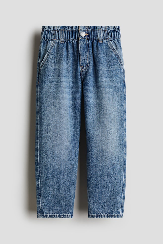 

Свободные зауженные джинсы H&M, синий