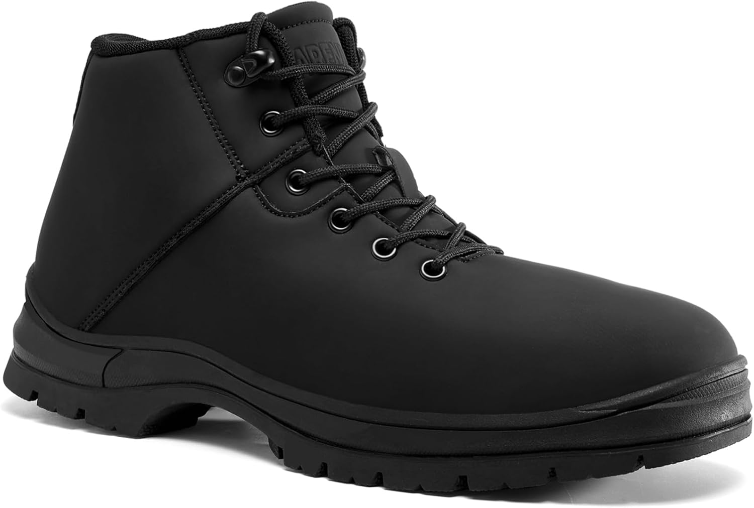 

Мужские легкие походные ботинки, водоотталкивающие, средней высоты, для работы и повседневной носки, туристические ботинки для треккинга на открытом воздухе, противоскользящие походные обувь Carenurse, черный