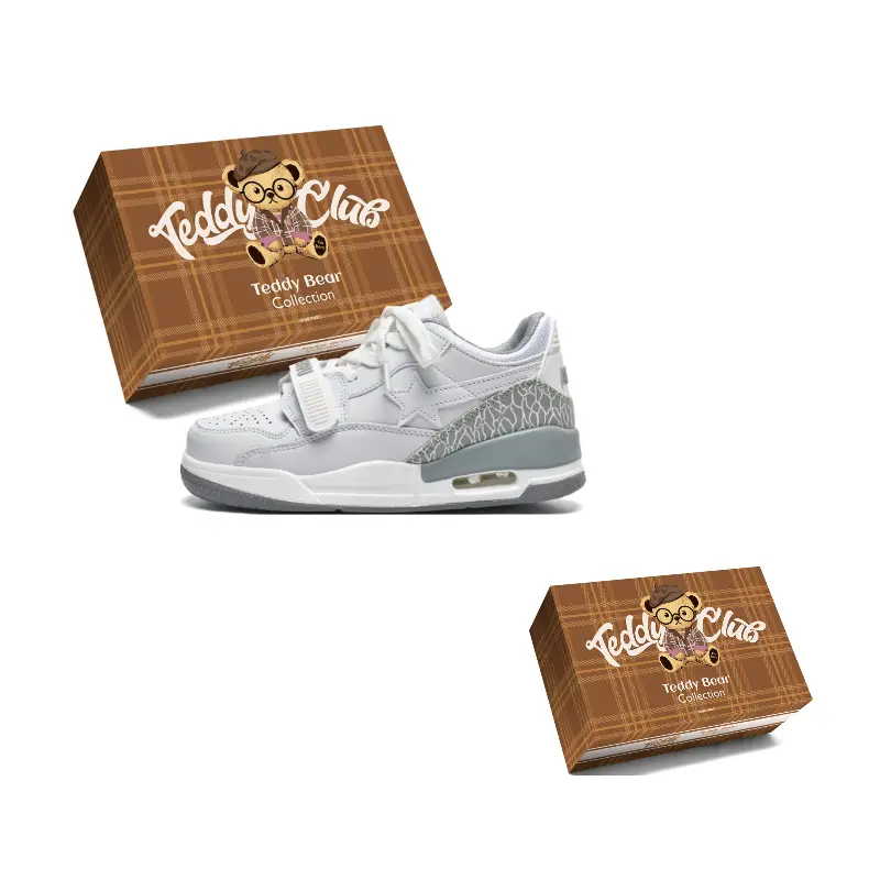 

Teddy Bear Collection Кроссовки для скейтбординга унисекс низкие бело-красно-черные серо-белые (улучшенная версия), цвет White Gray (Upgraded)