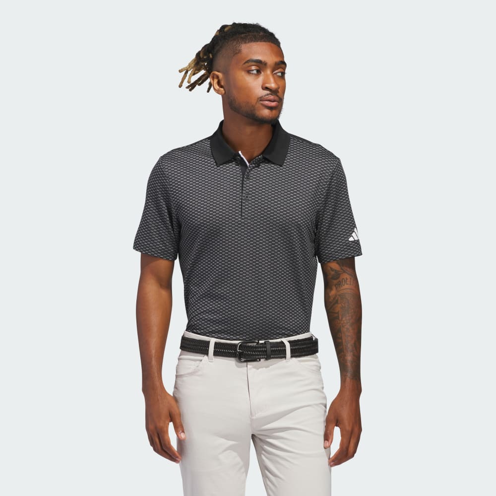 

Спортивная футболка Adidas Beyond Textured Polo Shirt, черный
