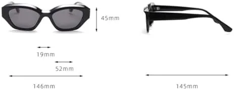 

Поляризованные панк-солнцезащитные очки 2027 года для женщин, солнцезащитные очки Polygon для мужчин, винтажные очки, очки с защитой от УФ-излучения UV400 MTZJH, C4