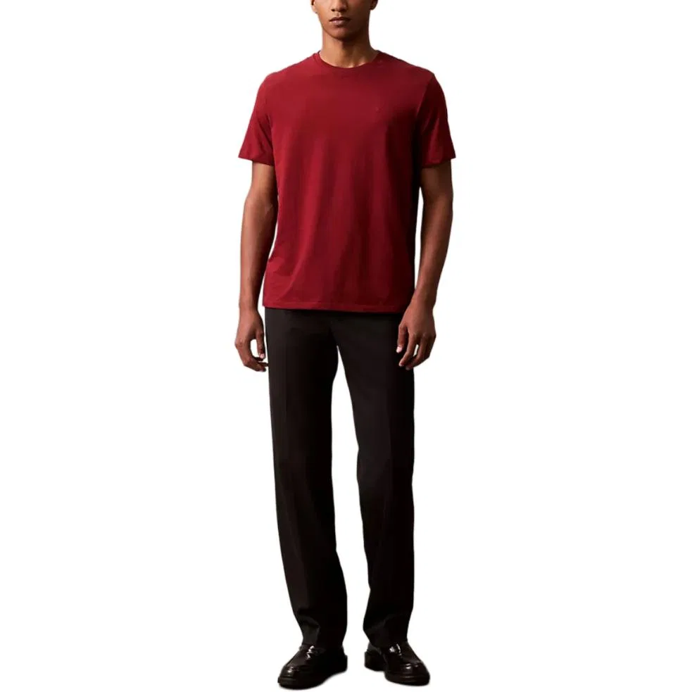 Футболка мужская Burgundy Calvin Klein — фото 4