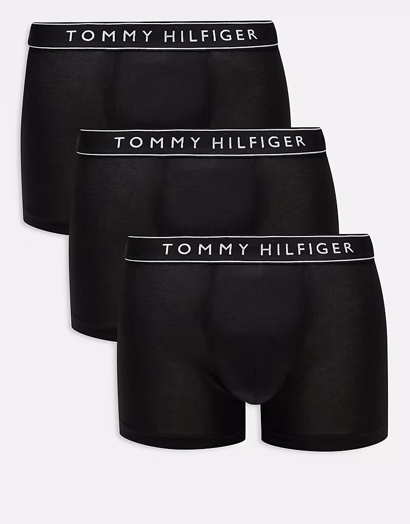 

Tommy Hilfiger повседневные сумки-боксеры из 3 предметов черного цвета
