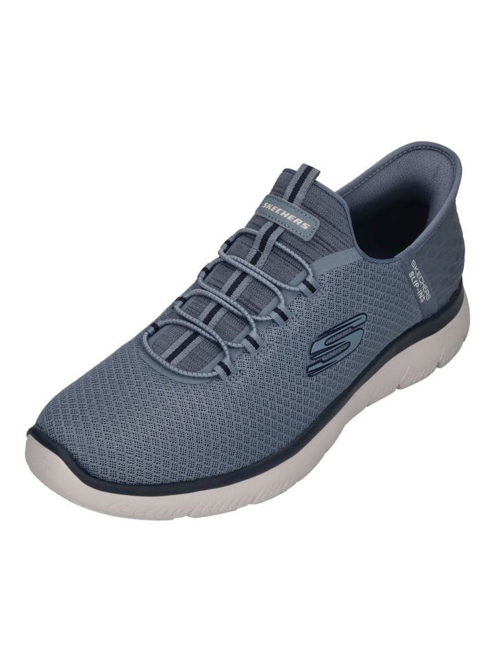 

Кроссовки на шнуровке Skechers, синий