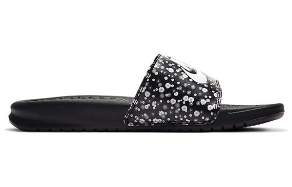 Тапочки benassi jdi floral slide 'black' Nike, черный — фото 2