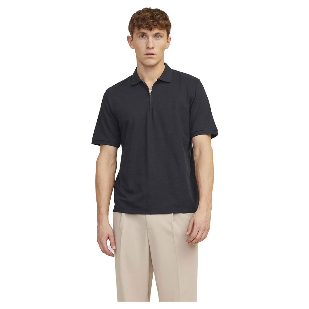 

Поло Jack & Jones Mac Zip, черный