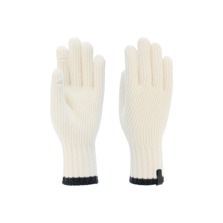 

Перчатки Women's из 100% овечьей шерсти без вторичной ткани ELLE, белый