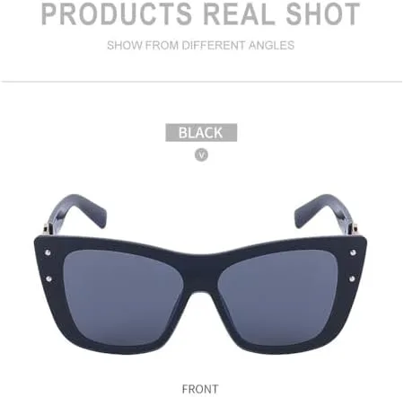 

Солнцезащитные очки без оправы для женщин, модные солнцезащитные очки «кошачий глаз» для женщин, большие солнцезащитные очки без оправы для женщин MTZJH, C7yellow