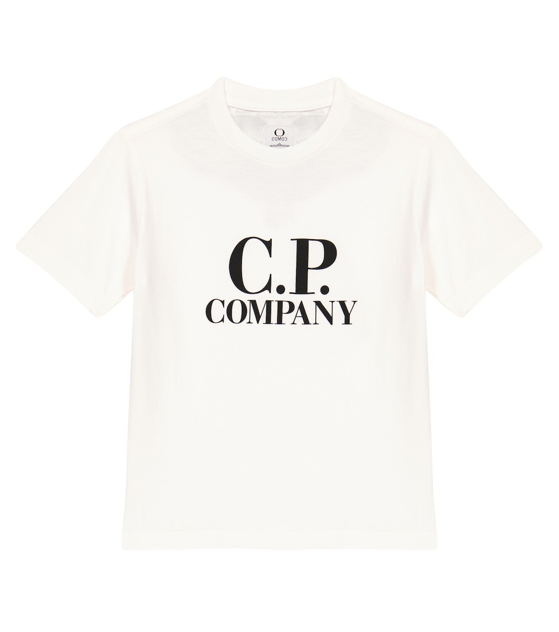 

Хлопковая футболка с логотипом C.P. COMPANY KIDS, белый