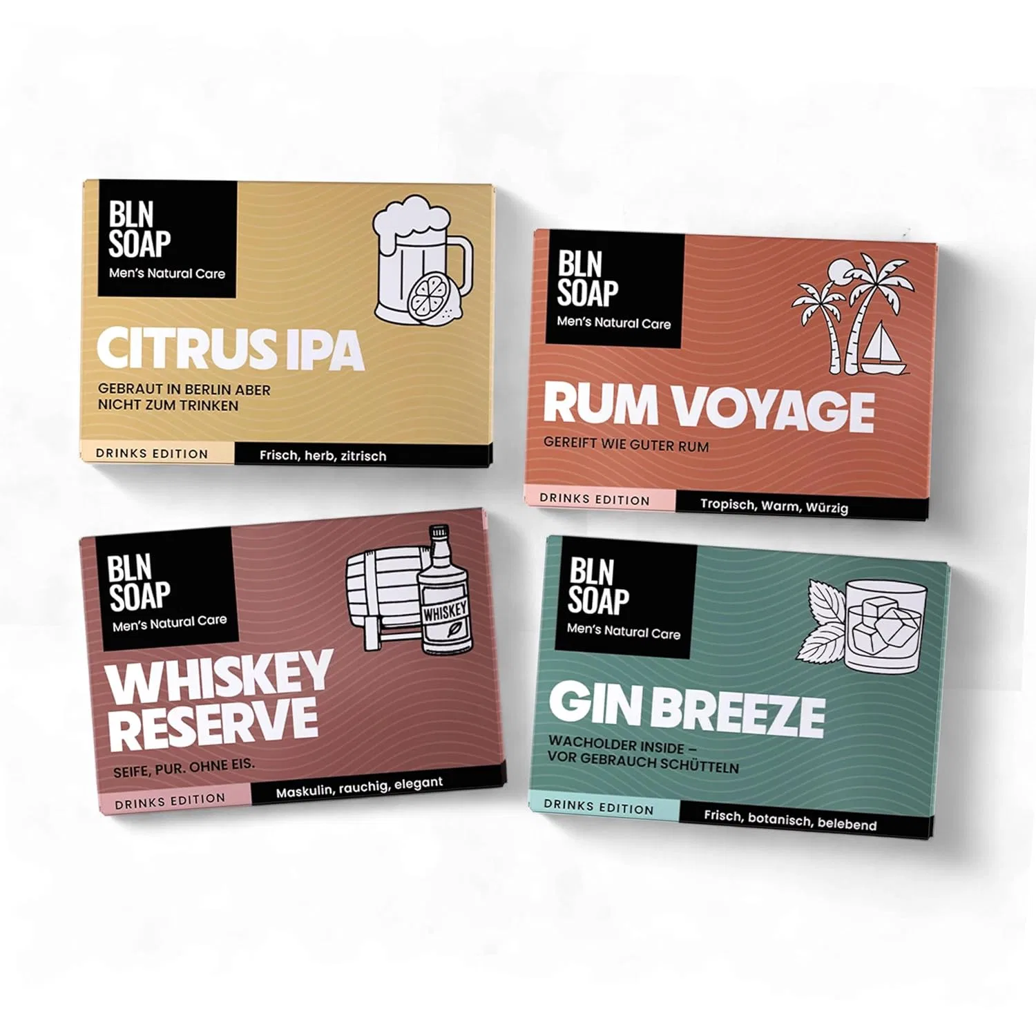 Набор мужского мыла «Drinks Edition» от BLN SOAP Bln Soap