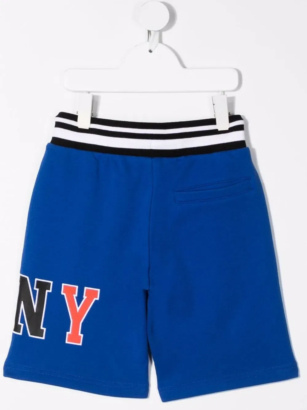 Спортивные шорты с вышитым логотипом Dkny Kids, синий — фото 2