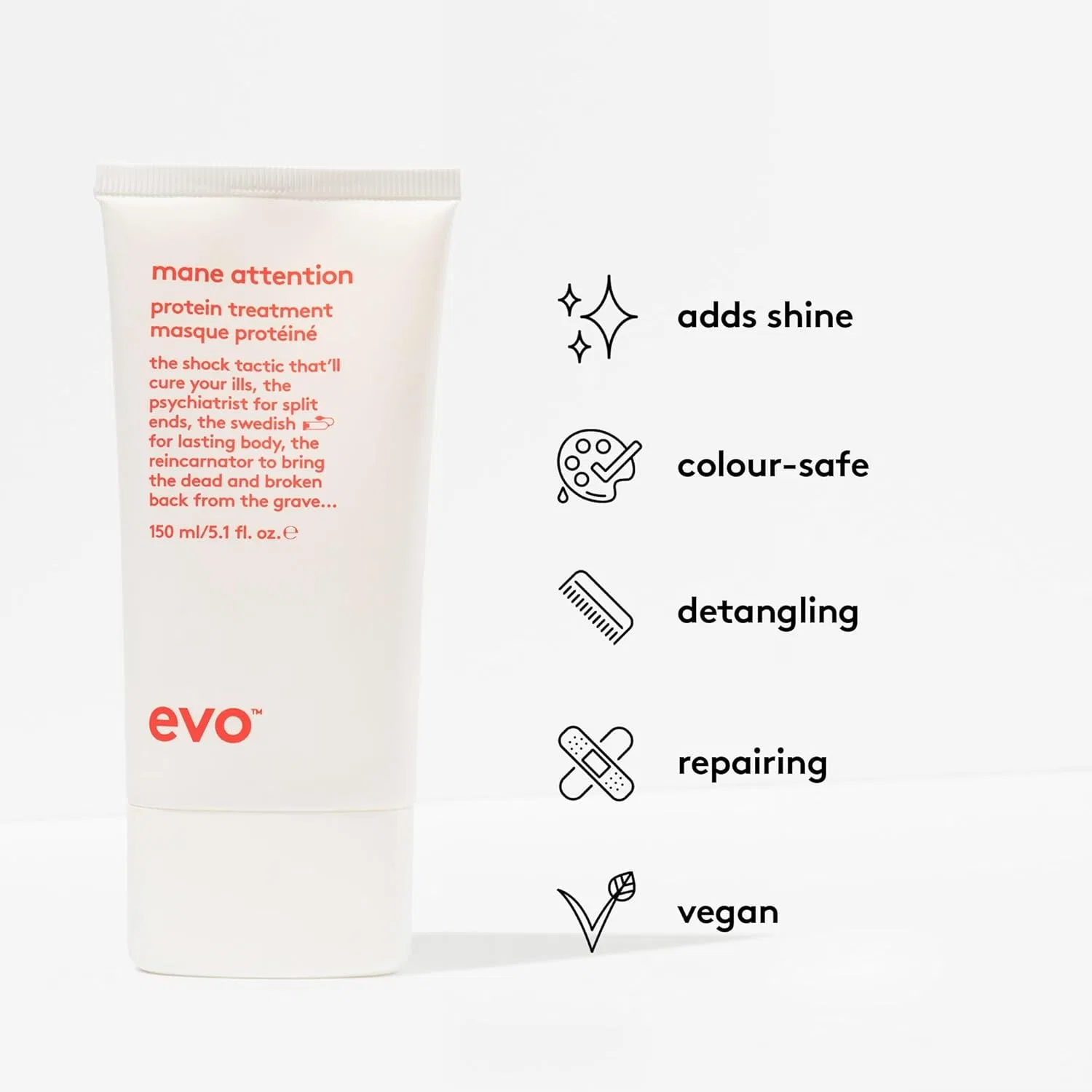 Протеиновый уход для волос «Mane Attention Protein Treatment» 150 мл от EVO Evo — фото 2