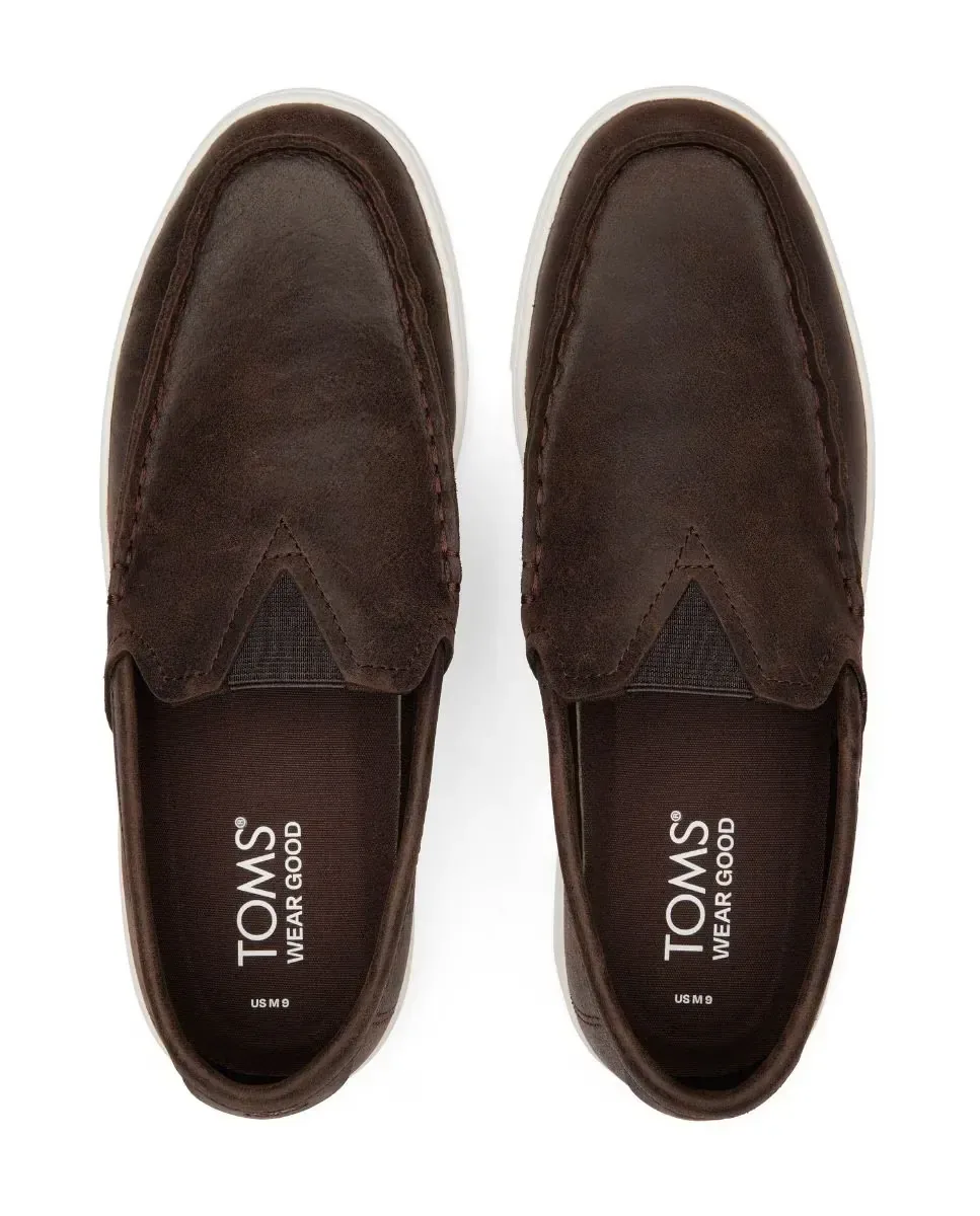 Мужские лоферы Trvl Lite Loafer из замши Toms, темно-коричневый — фото 2