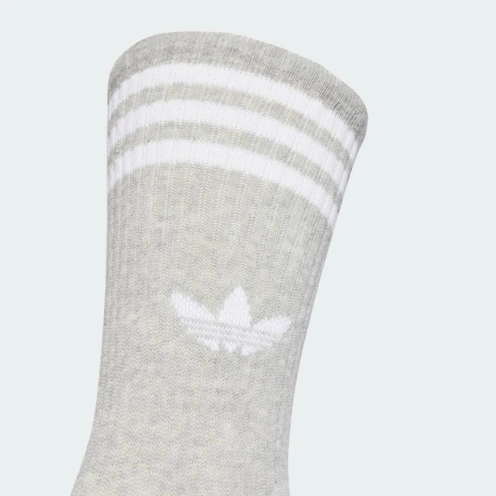 Высокие носки с тремя полосками, комплект из 3 пар. Adidas, white — фото 3
