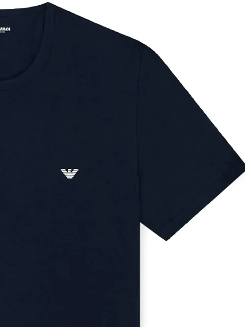 Комплект из двух футболок с круглым вырезом EMPORIO ARMANI, синий — фото 2