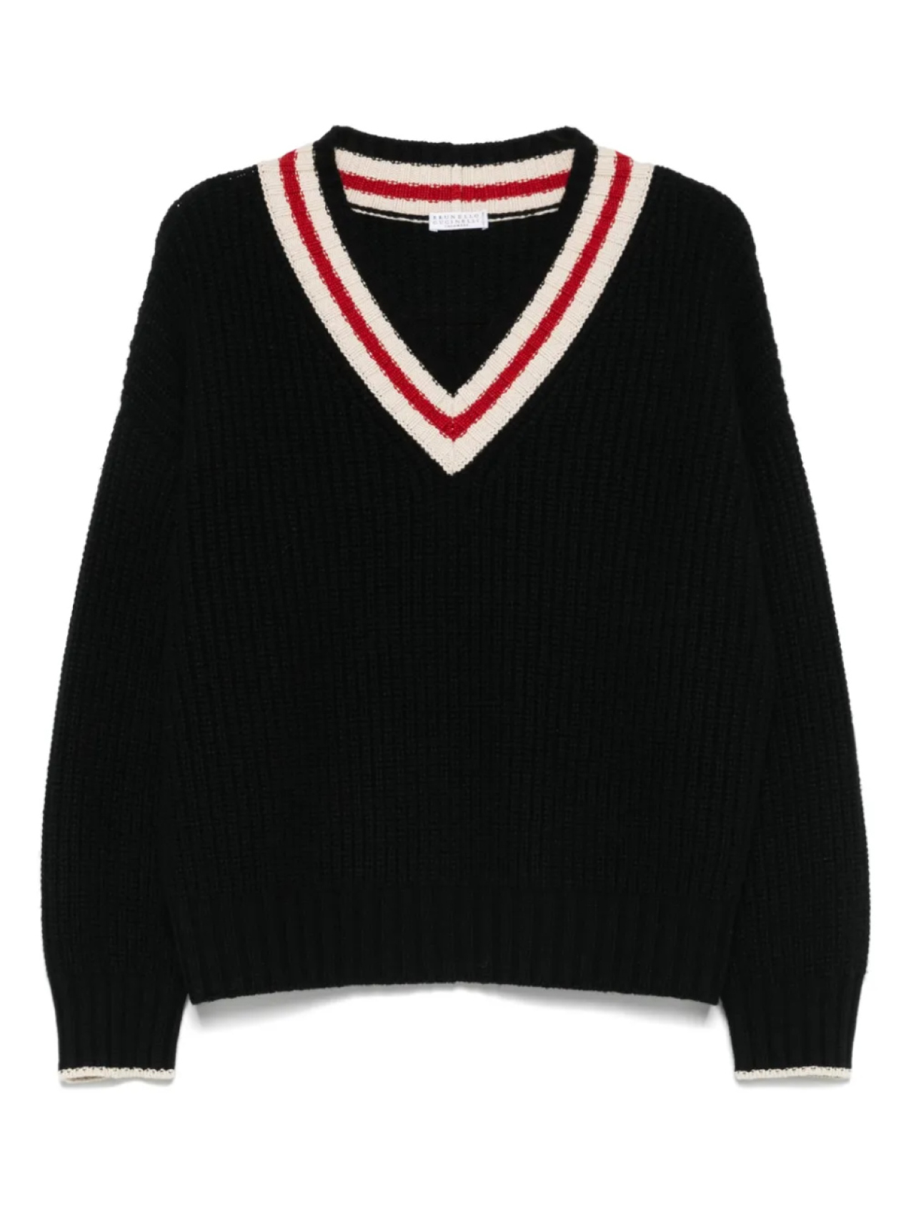 

Brunello Cucinelli кашемировый свитер, черный