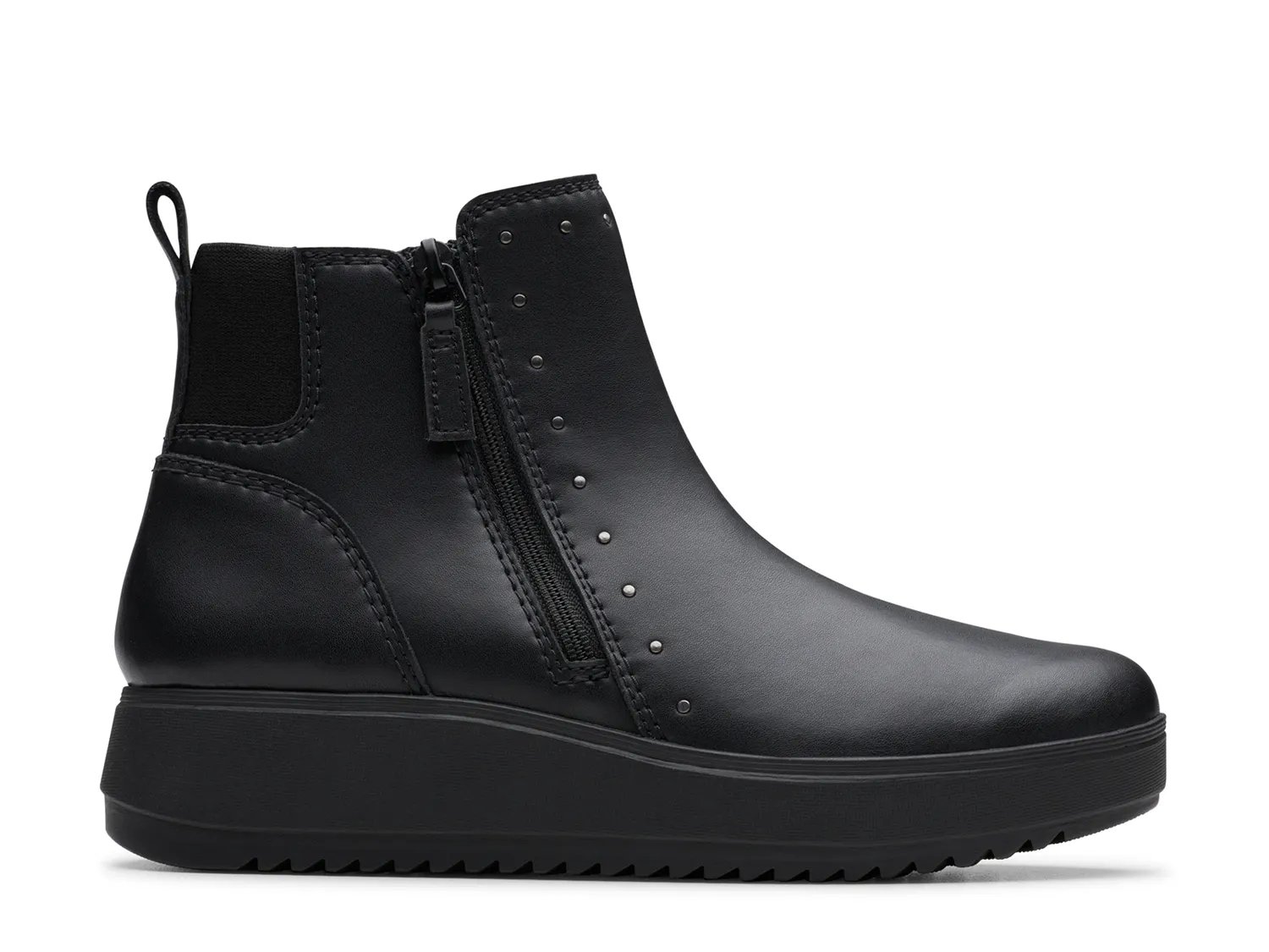 Ботинки Clarks Zylah Willow Bootie, Black Leather — фото 2