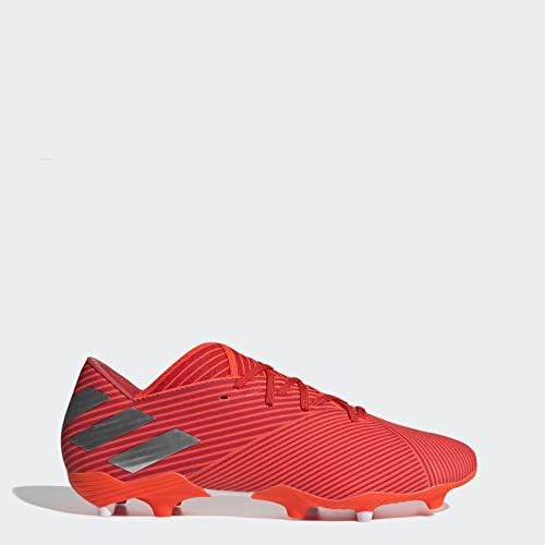Футбольные бутсы Adidas Nemeziz 19.2 для мужчин, для твердого грунта, красный/металлик — фото 3