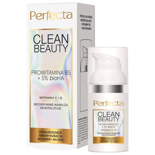 

Омолаживающая сыворотка - дневное и ночное лечение 30мл Perfecta Clean Beauty