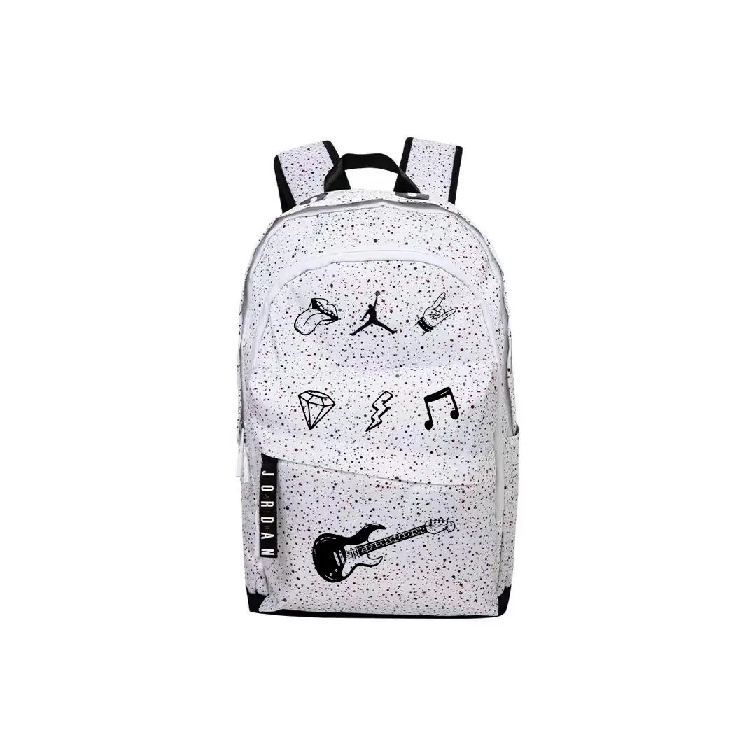 

Jordan Полиэстеровый рюкзак унисекс белый, Rock Graffiti