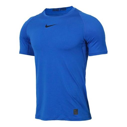 

Футболка Nike Pro Breathable Quick Dry Sports Running Training Gym Clothes Blue, синий