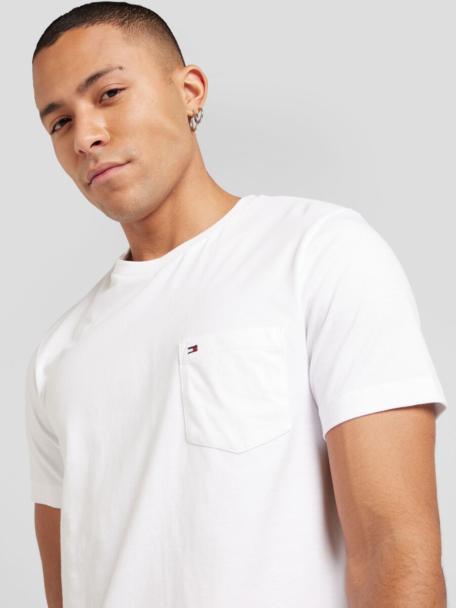 Рубашка TOMMY HILFIGER Essential, белый — фото 3