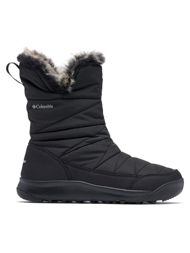 Женские зимние ботинки Columbia Minx Slip V стеганые с мехом, черный