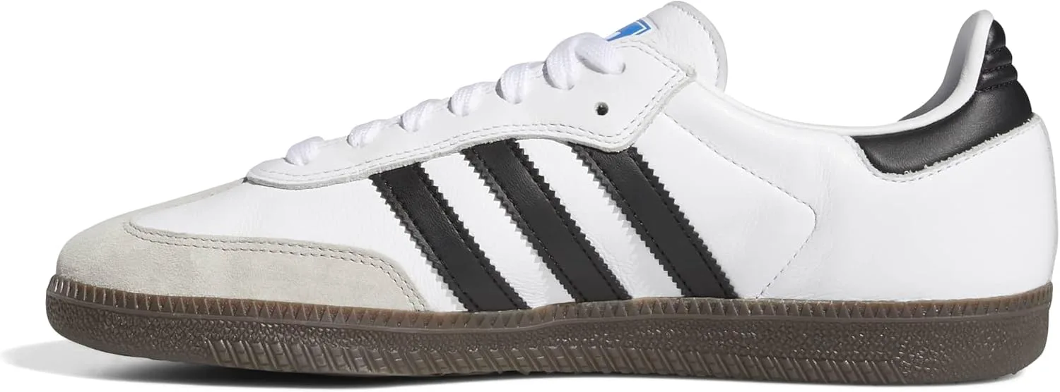 Мужские кроссовки Adidas Originals Samba ADV для скейтборда, белый/черный — фото 4