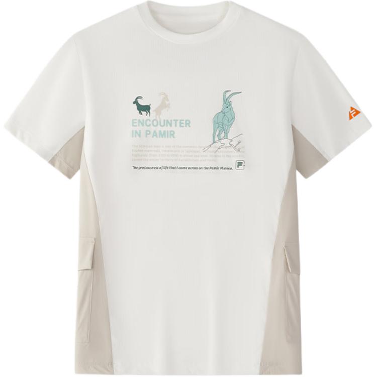 

FILA KIDS Футболка cloud white для подростков, Белый, FILA KIDS Футболка cloud white для подростков