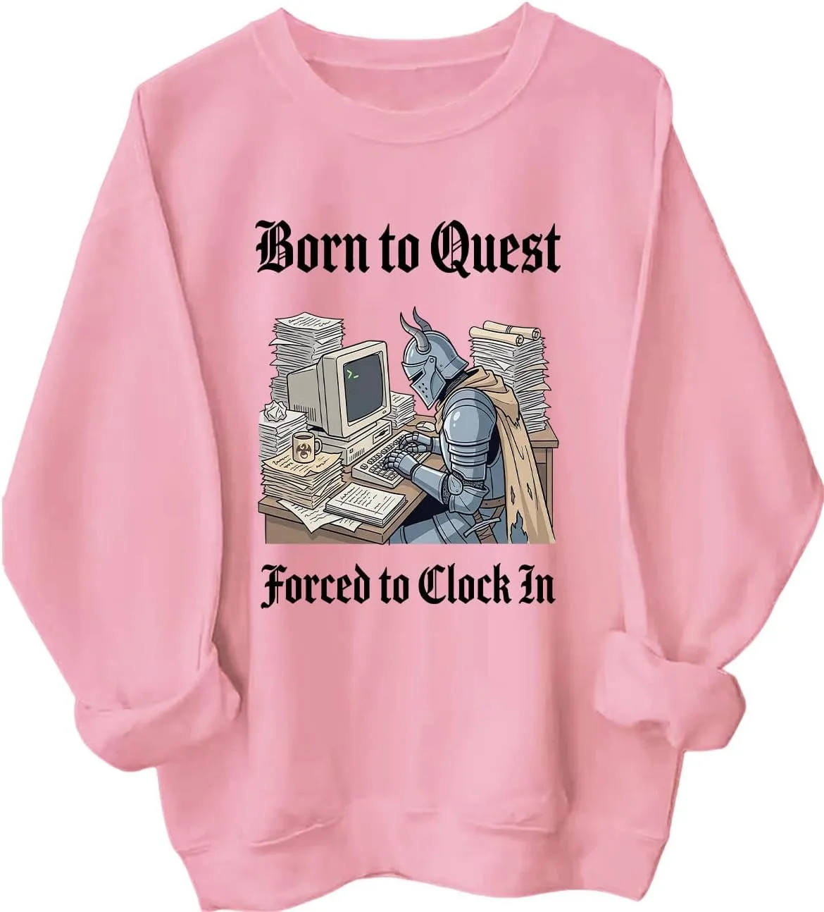 

Толстовка Born to Quest Forced to Clock In MQZUO